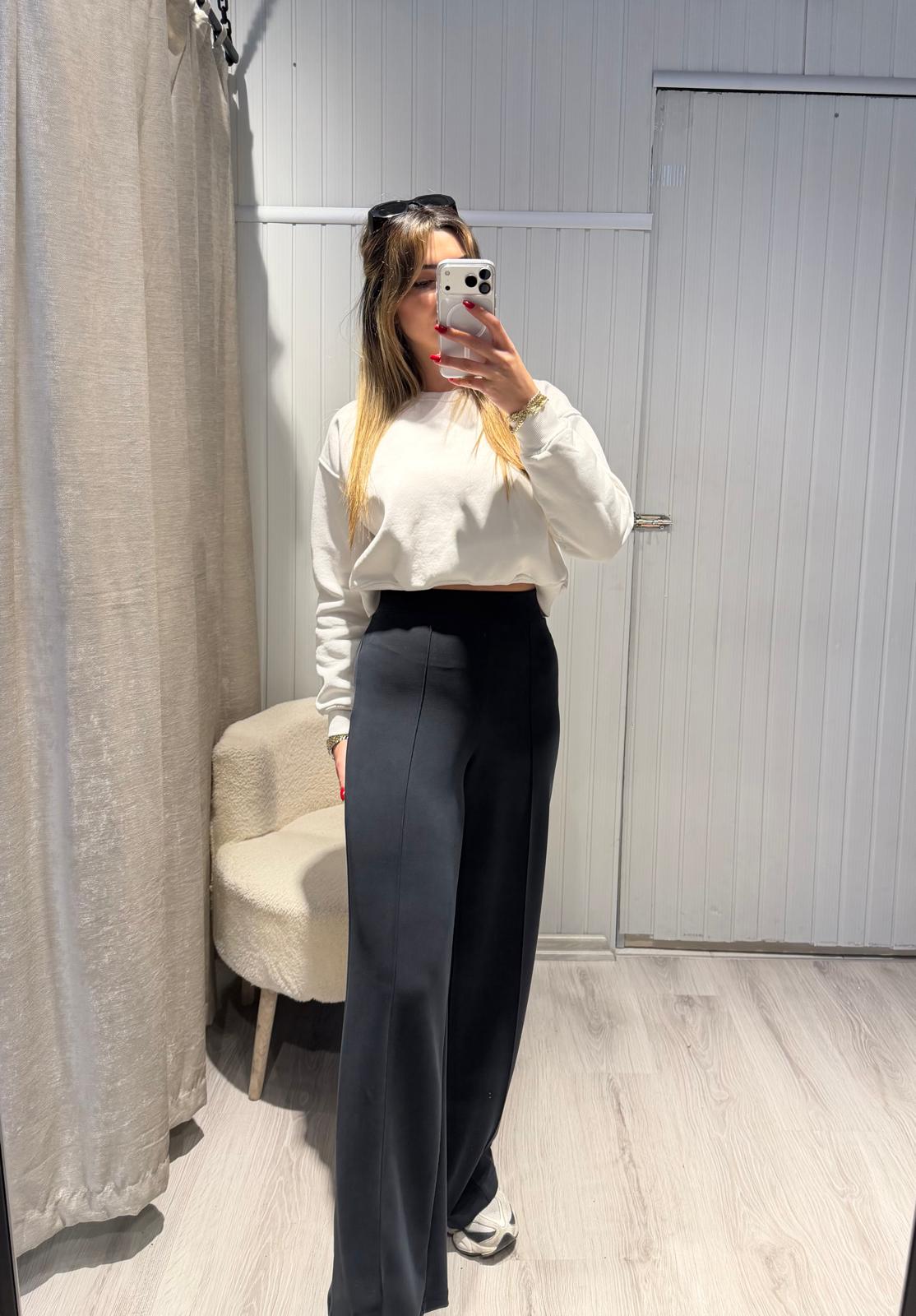 ANTRASİT OYS KUMAŞ PALAZZO EŞOFMAN