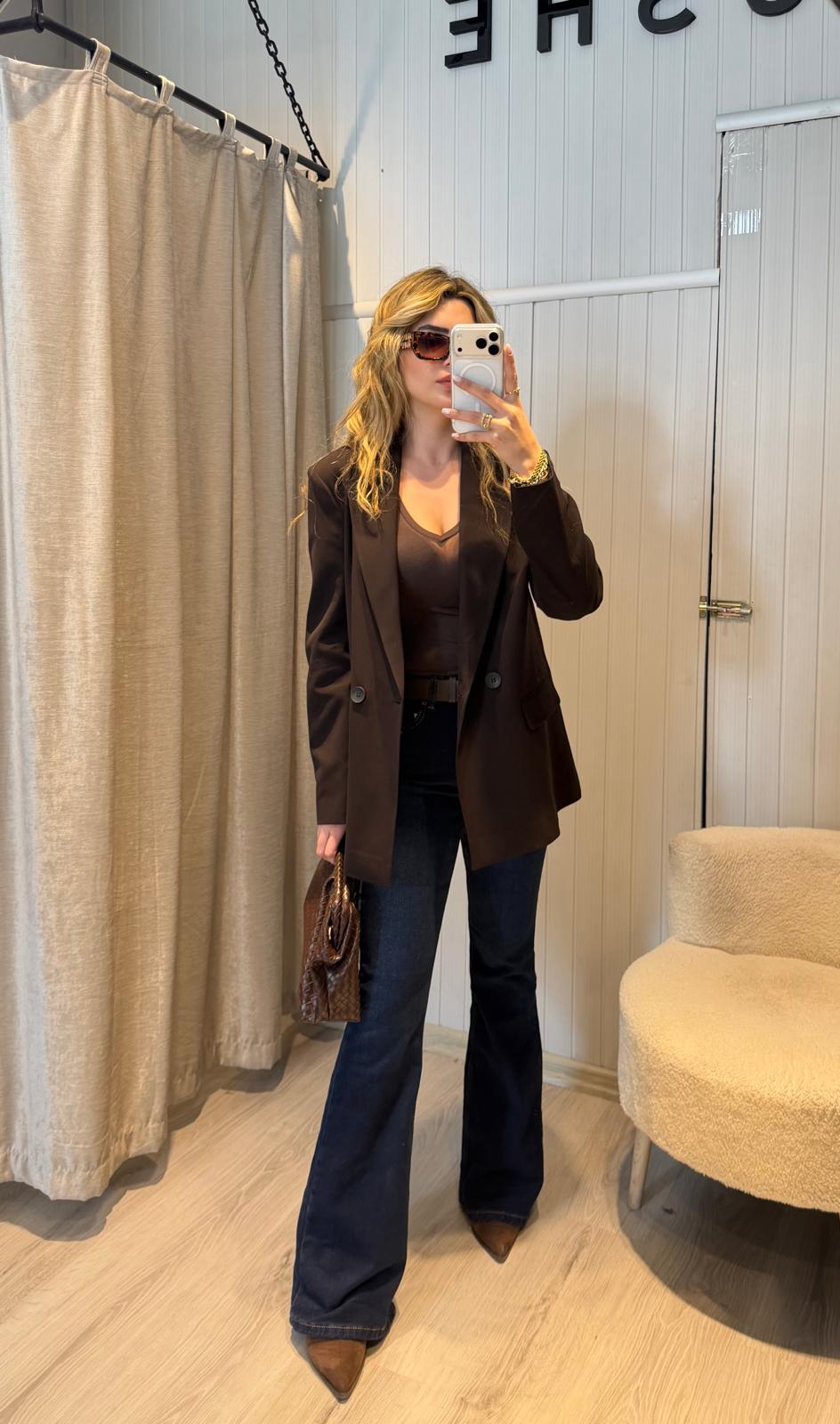 TRANSPARAN V YAKA BLUZ