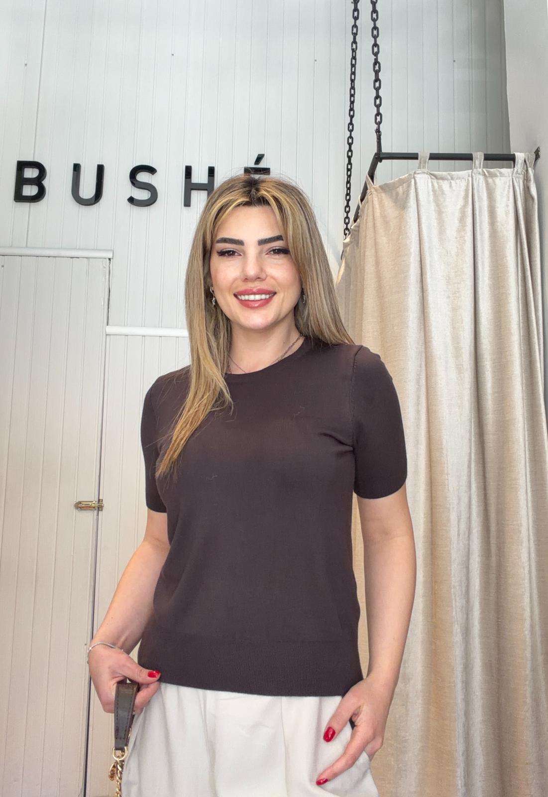 İNCE MEVSİMLİK KISA KOL TRİKO