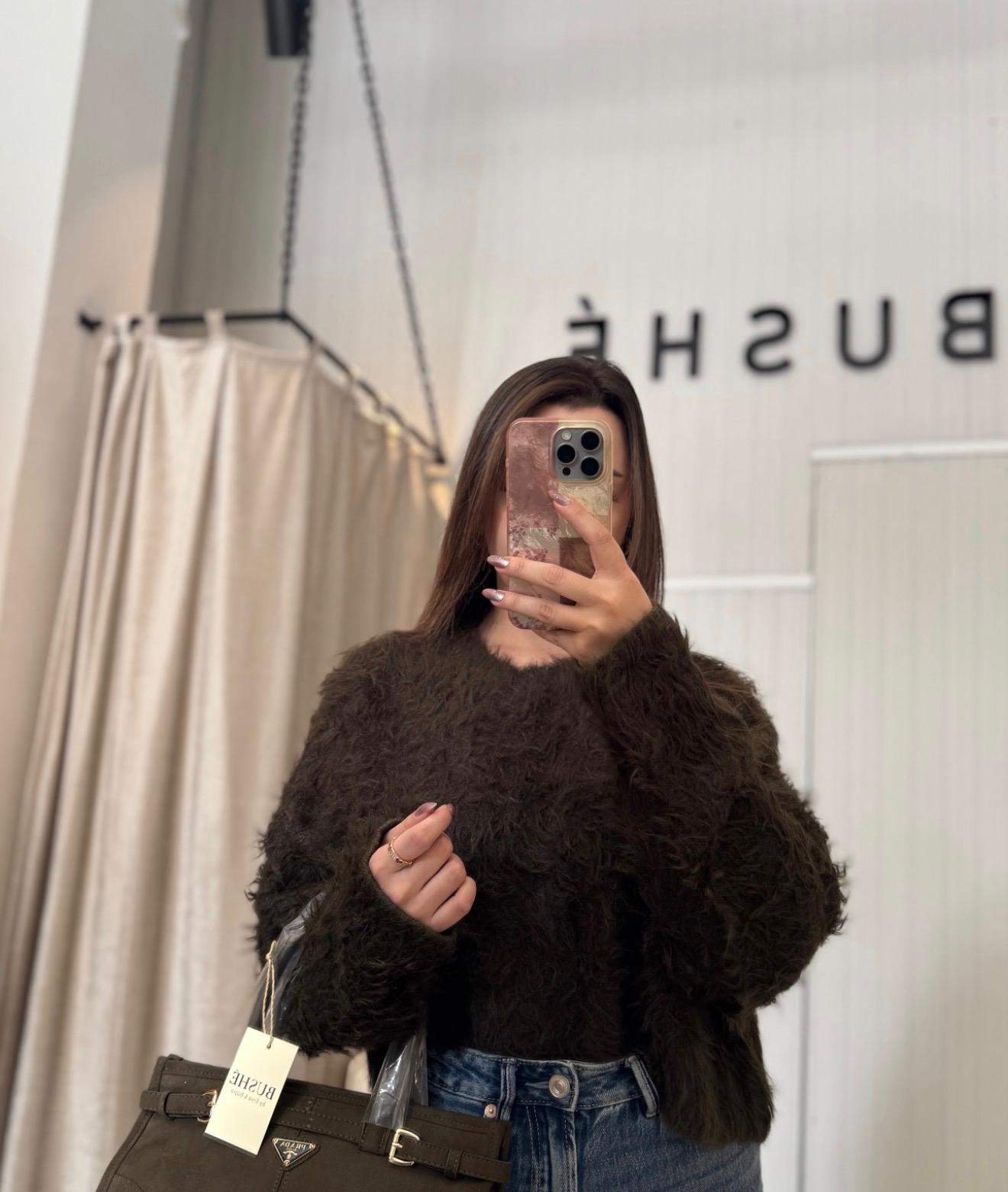 ASKERİ YEŞİL TÜYLÜ KAZAK