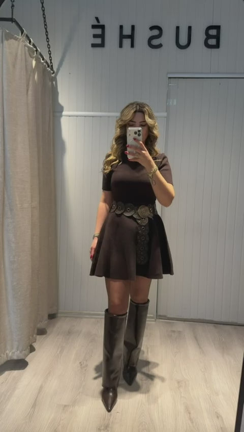 TRİKO HARİKA KALIP ELBİSE